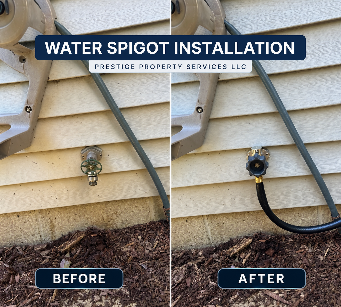 Water Spigot Installation